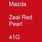 Preview: Mazda, Zeal Red Pearl, 41G.